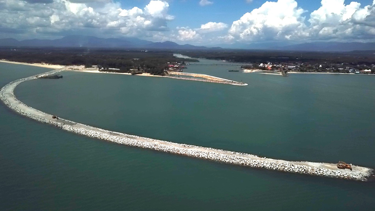 Rekabentuk Terperinci Kerja-kerja Pemuliharaan Muara Sungai Besut, Terengganu